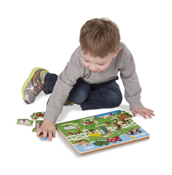 Melissa & Doug: Old MacDonald's Farm - Sound Puzzle image