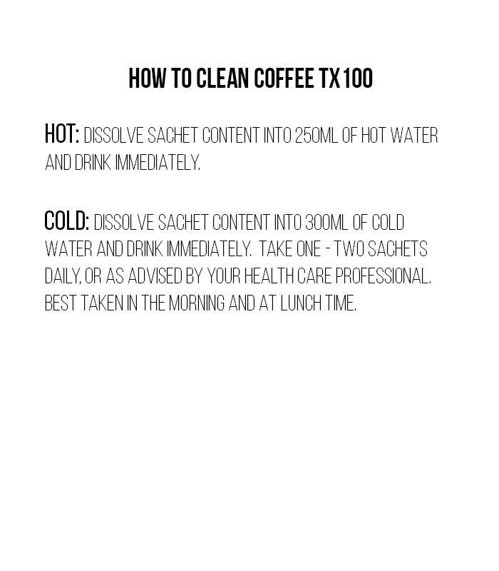BSC Clean Coffee TX100 - MCT, Apple Cider Vinegar & Bluenesse (60x3.4g) image
