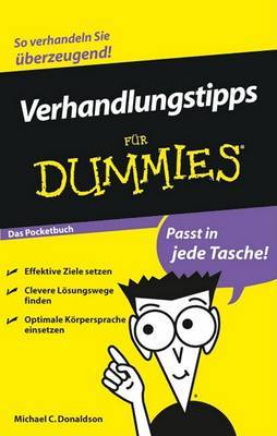 Verhandlungstipps Fur Dummies Das Pocketbuch by Michael C Donaldson image