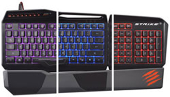 Mad Catz STRIKE 3 Gaming Keyboard (Black) for image