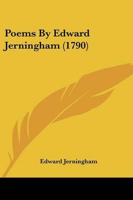 Poems By Edward Jerningham (1790) by Edward Jerningham image