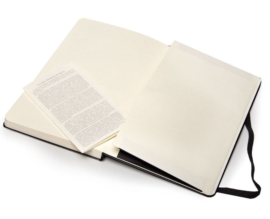 Moleskine Music Notebook (Large, Hard, Black) image