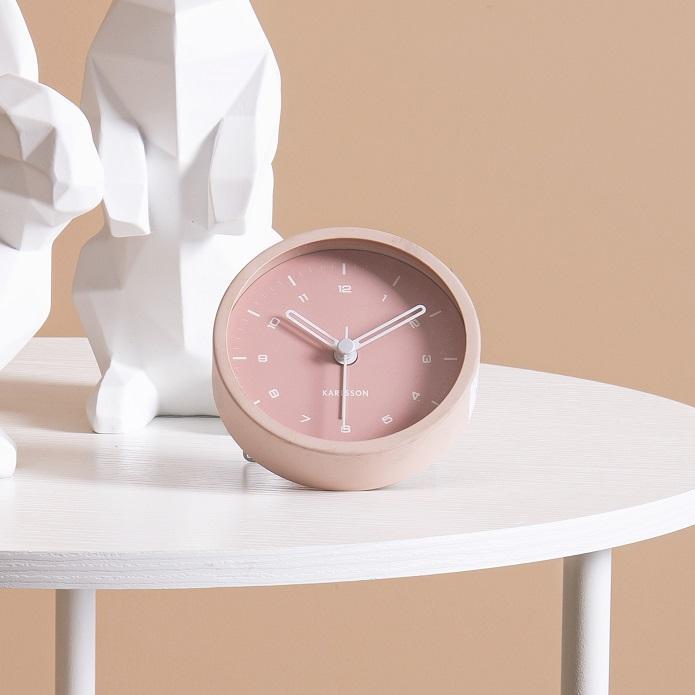 Karlsson Alarm Clock Tinge (Pink) at Mighty Ape NZ
