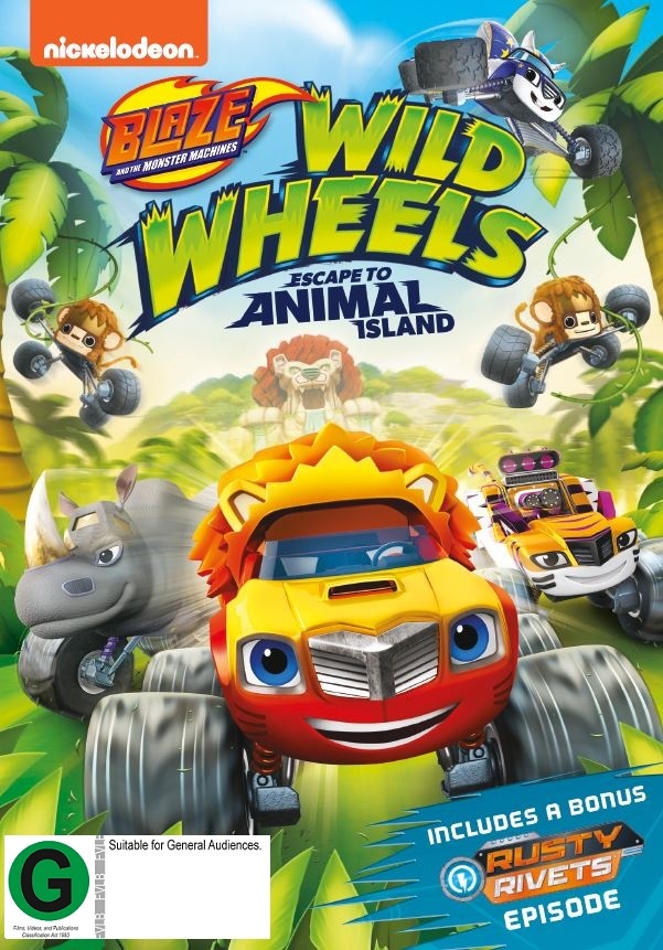 Blaze & The Monster Machines: Wild Wheels Escape To Animal Island on DVD image