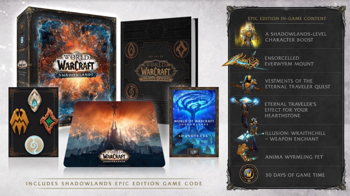 World of Warcraft Shadowlands Collector's Edition PC Buy Now at
