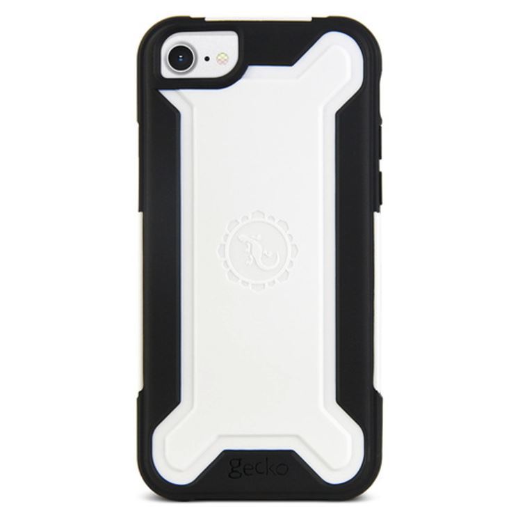 Gecko Ultra Tough Armour for iPhone 7/6/6s - Black/White image