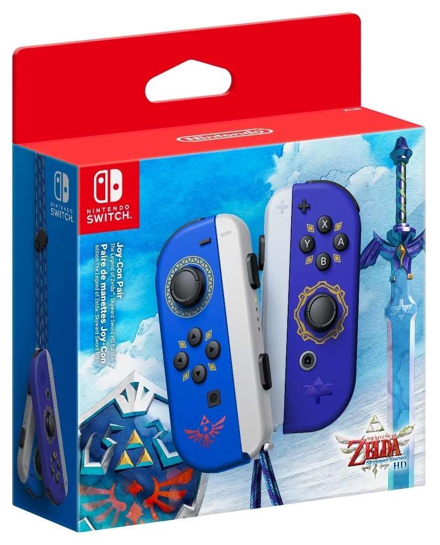 Nintendo Switch Joy-Con Legend of Zelda Skyward Sword HD Edition on Switch