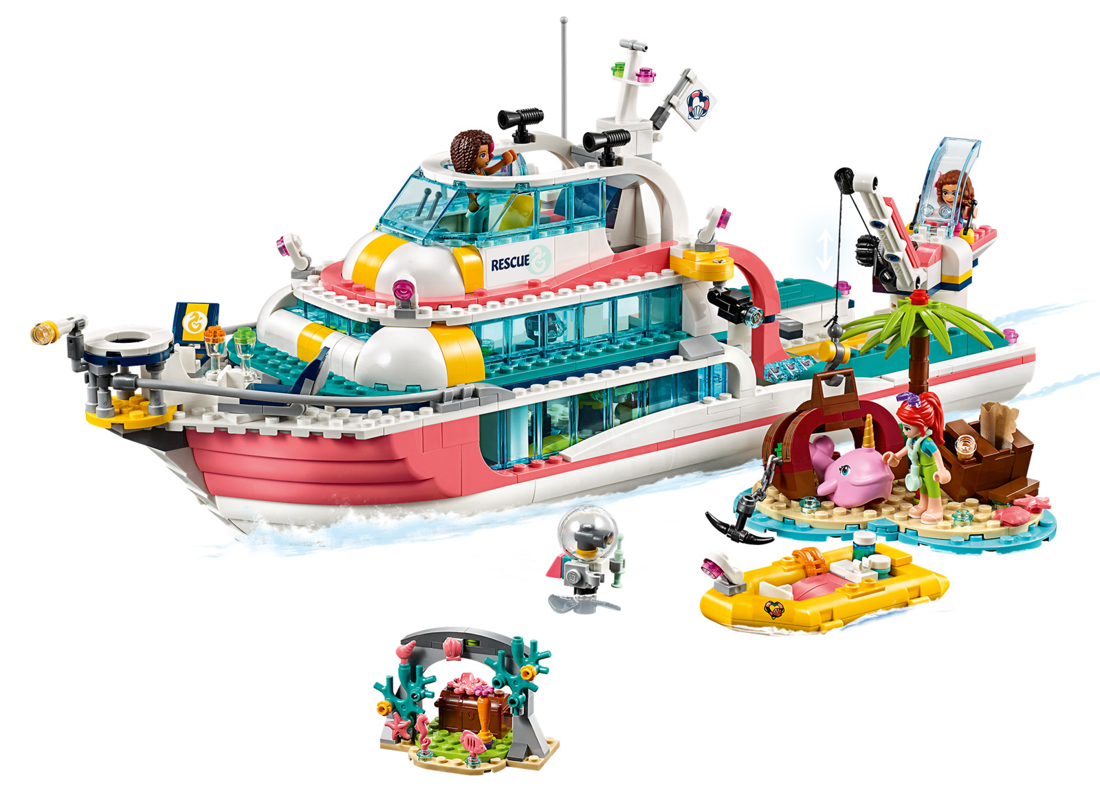 LEGO Friends: Rescue Mission Boat - (41381)