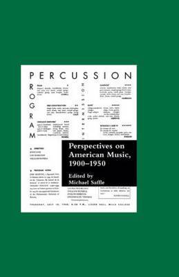 Perspectives on American Music, 1900-1950 image