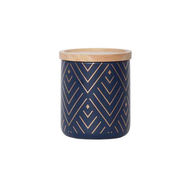 General Eclectic Medium Canister - Navy Deco