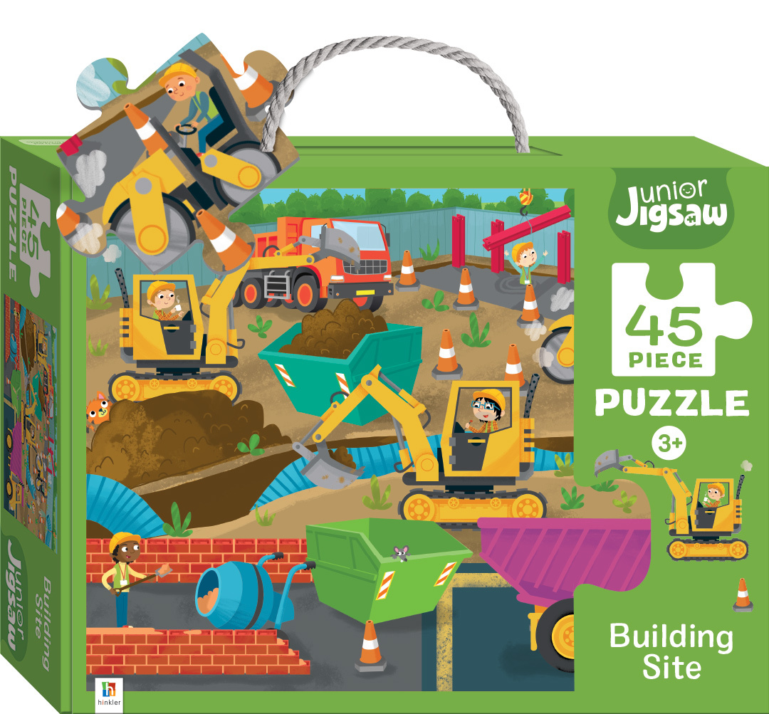 Buy Junior Jigsaw Small Puzzle Construction (45pc) at Mighty Ape