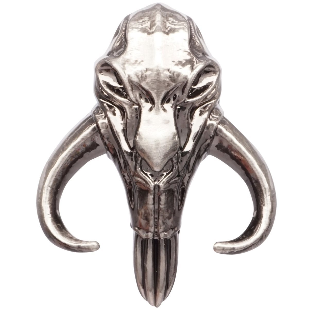 Star Wars: The Mandalorian: Mythosaur Skull Signet Pewter Lapel Pin image