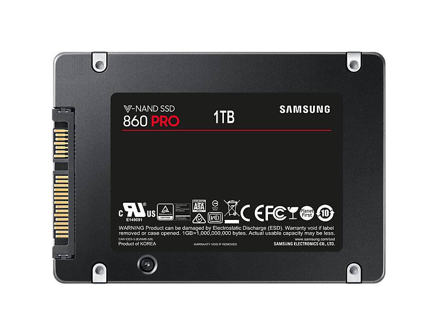 1TB Samsung 860 Pro 2.5" SATA SSD