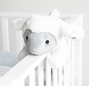 Zazu: LIZ the Lamb Plush Comforter with Heartbeat image