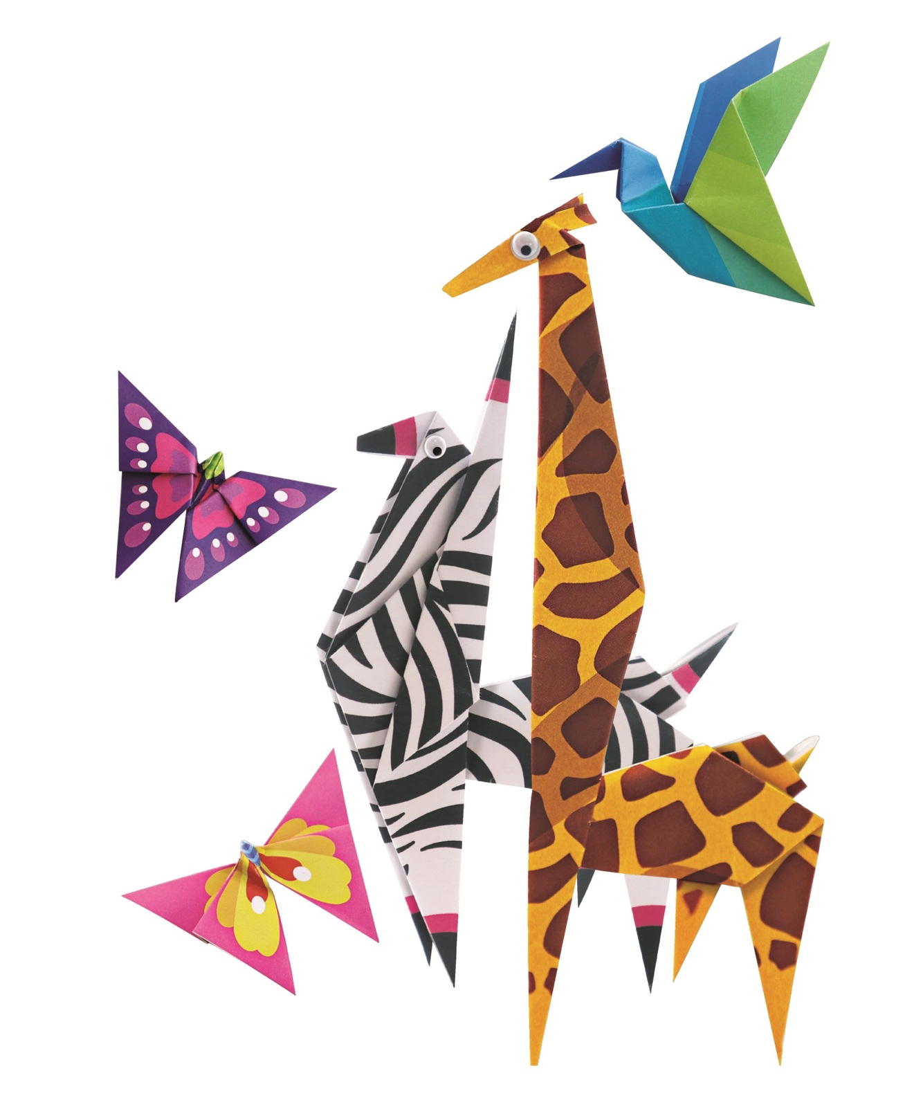 Buy Little Craft Origami Zoo Animals Kit at Mighty Ape NZ