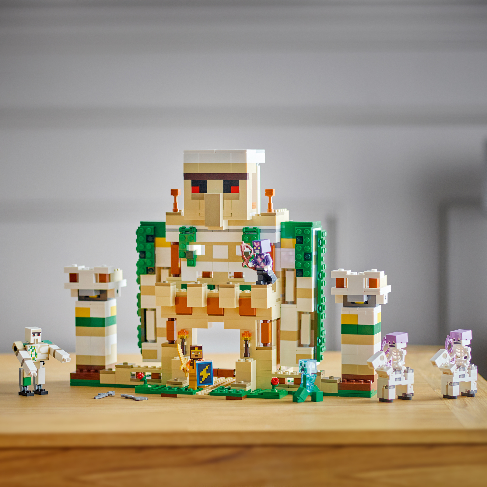 Buy LEGO Minecraft The Iron Golem Fortress at Mighty Ape NZ