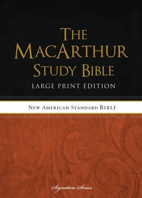 The NASB, MacArthur Study Bible, Large Print, Hardcover image