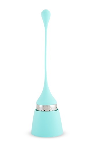 Pinky Up: Weighted Tea Infuser & Base - Mint image
