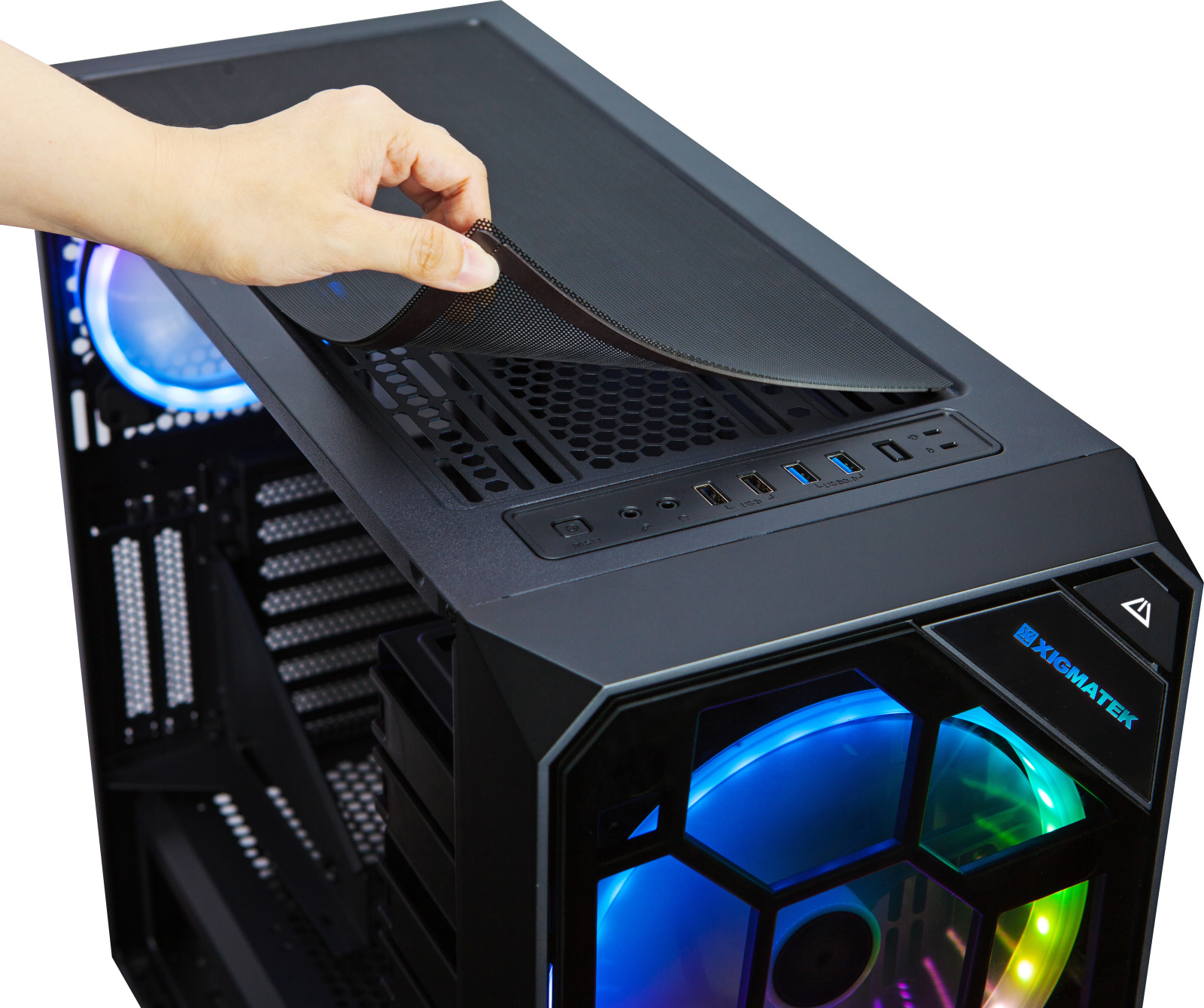 Xigmatek Zest Tempered Glass Mid Tower Case image