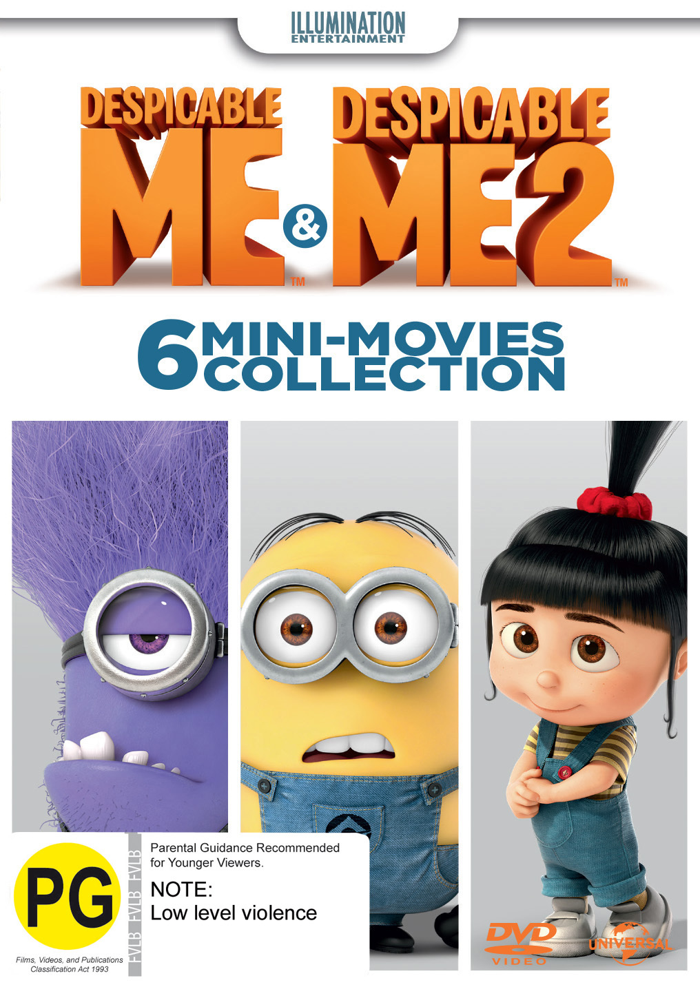 Despicable Me 1 & 2 Mini Movies Collection on DVD