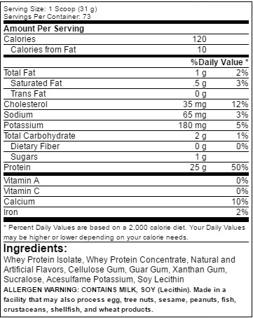 Musclepharm Combat 100% Whey Vanilla (2.27kg) image