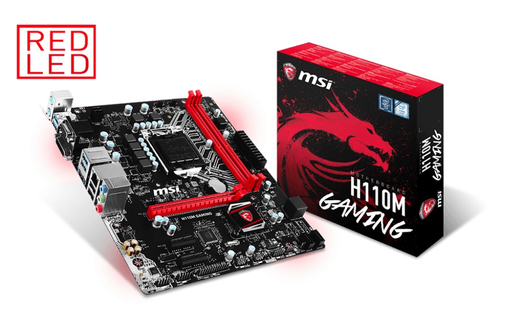 MSI H110M Gaming Motherboard image