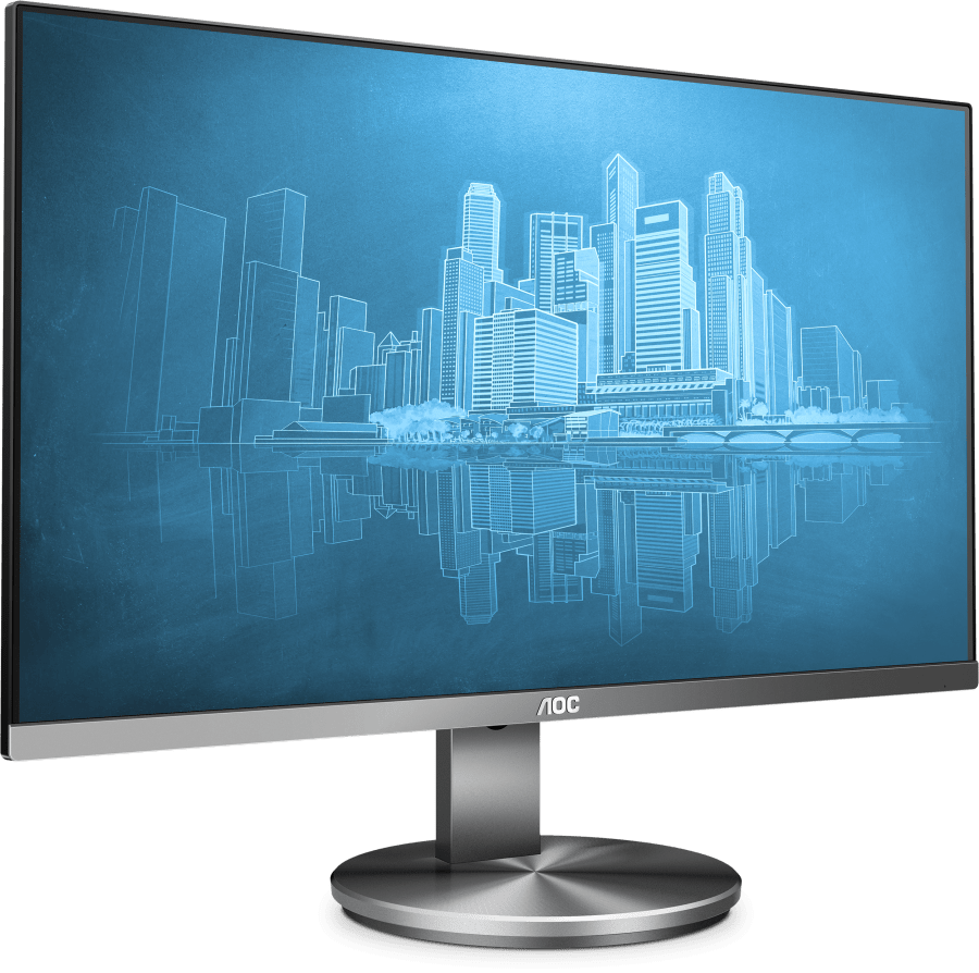 23.8" AOC 1080p 60Hz 4ms Ergonomic Professional Monitor image
