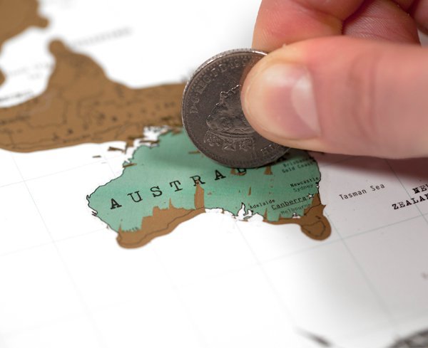 Scratch off World Map - Travel Edition (Luckies of London) image