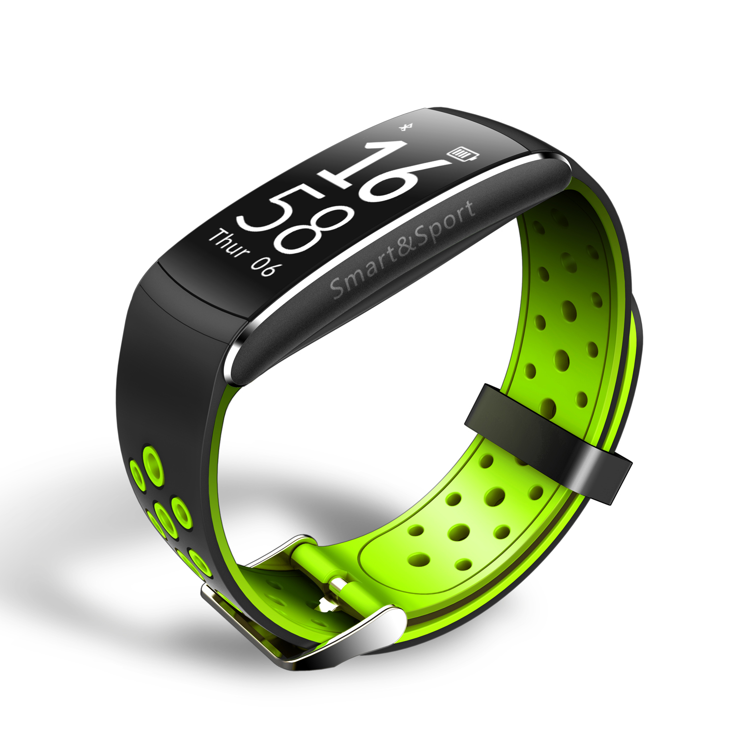 Waterproof Fitness Activity Tracker w/ Swimming Mode - Green image