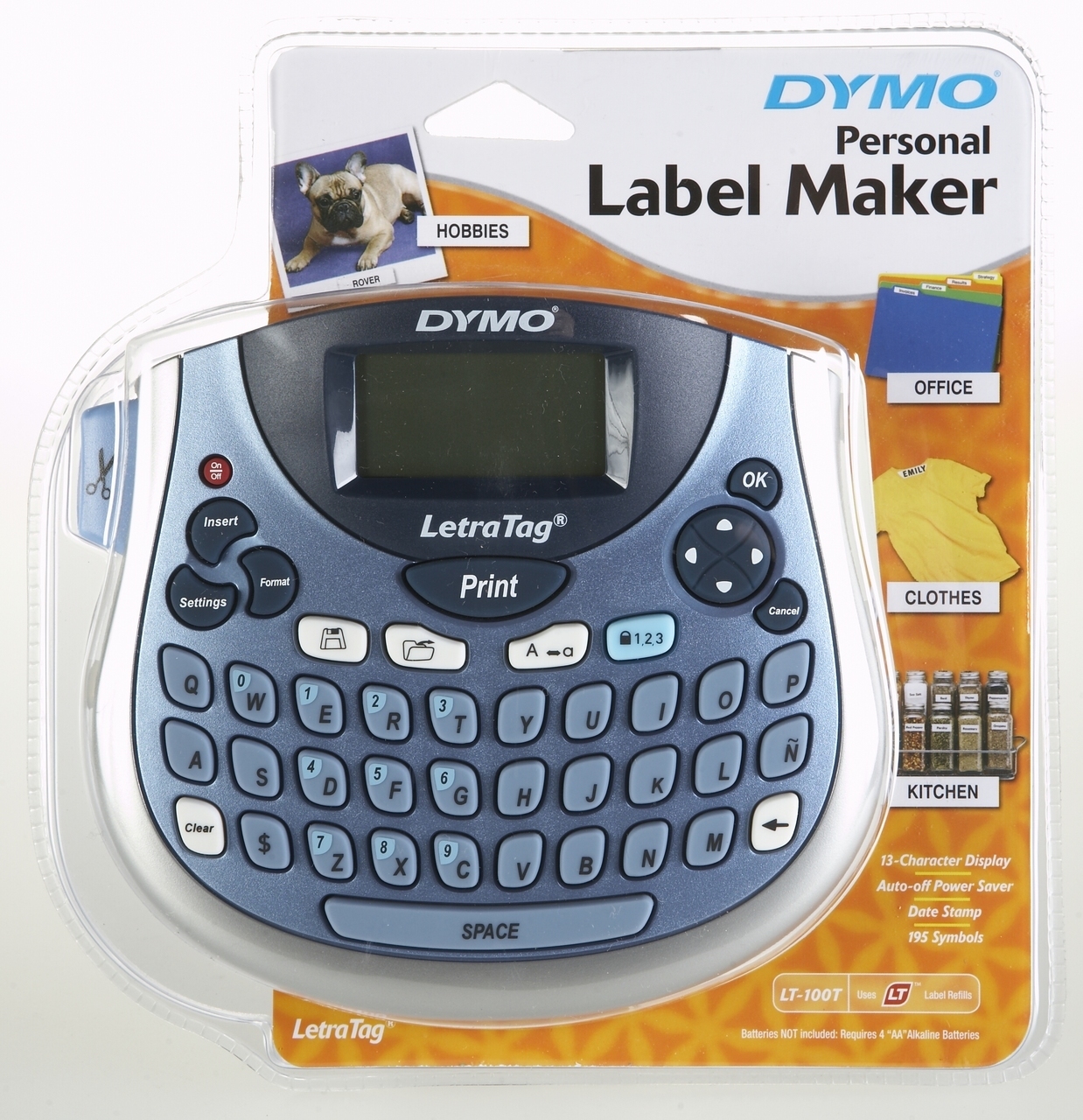 Buy Dymo LetraTag LT100T Tabletop Label Maker Blue at Mighty Ape NZ