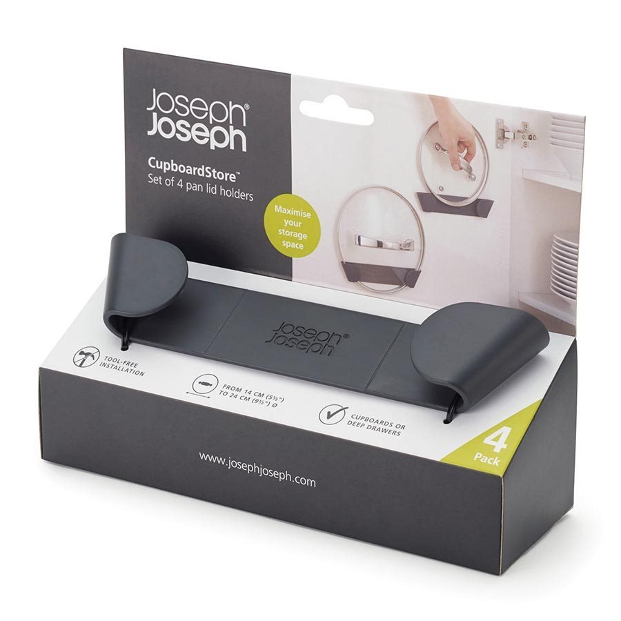 Joseph Joseph CupboardStore Pan Lid Holders (Set of 4) at Mighty Ape NZ