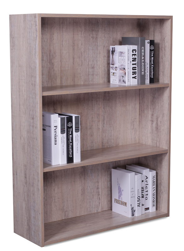 Buy 2 Shelf Bookcase Wood Grain at Mighty Ape NZ