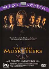 The Three Musketeers on DVD