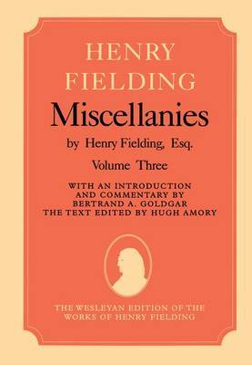 Miscellanies by Henry Fielding, Esq: Volume Three by Henry Fielding image