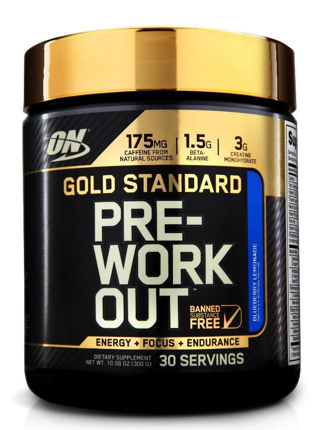 Optimum Nutrition Gold Standard Pre-Workout - Blueberry Lemonade image