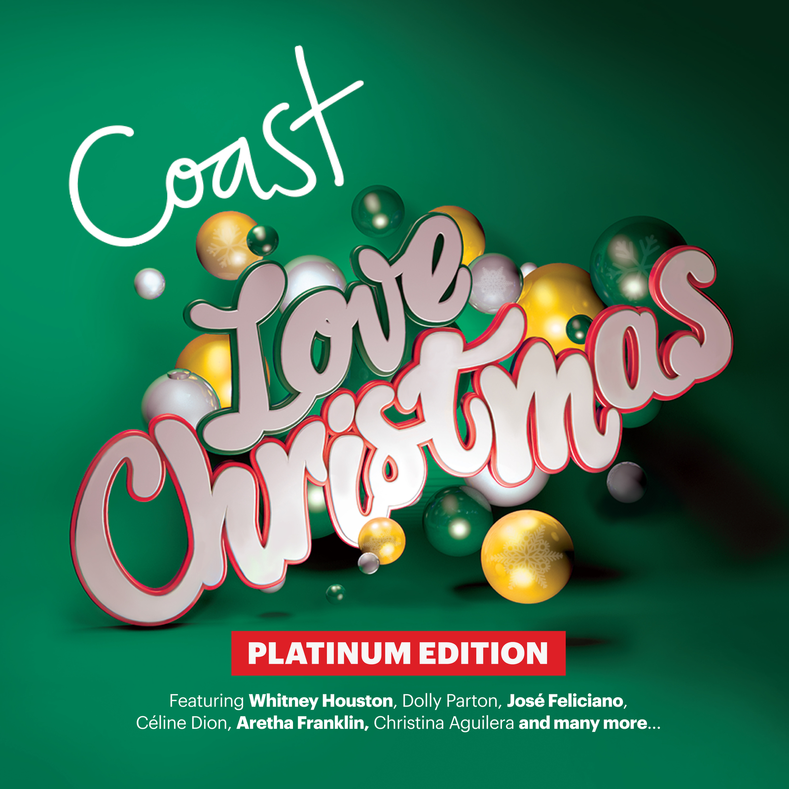 Coast Love Christmas - Platinum Edition on CD by Various Artists