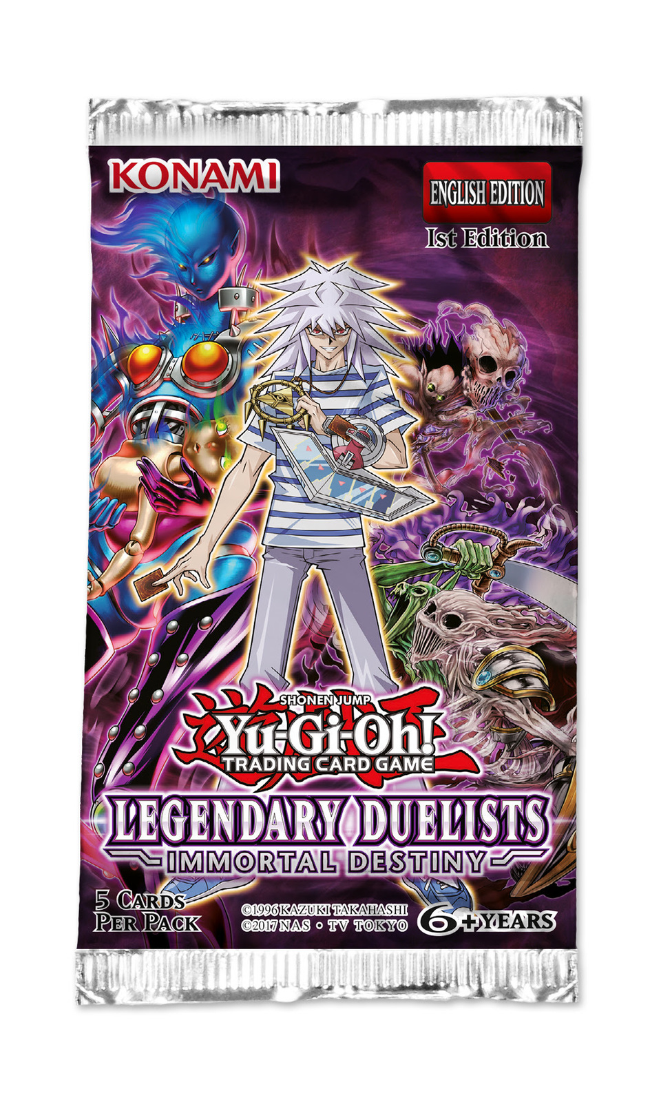 Yu-Gi-Oh! Legendary Duelists: Immortal Destiny Single Booster (5 Cards)