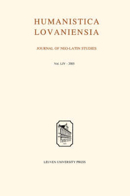 Humanistica Lovaniensia image