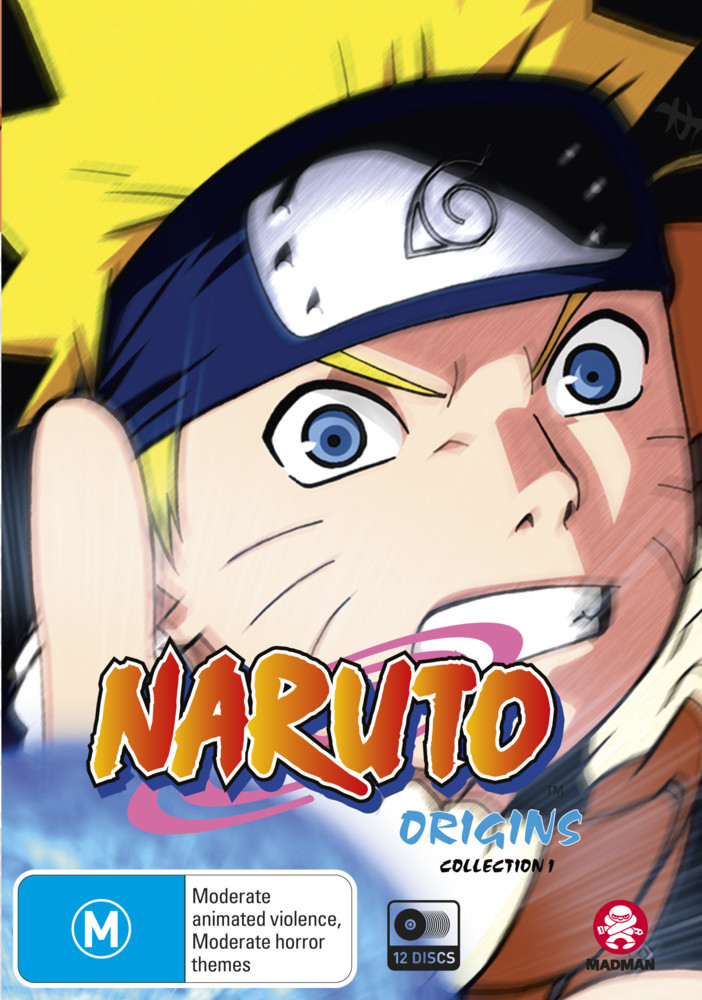 Naruto (Uncut): Origins - Collection 01 (Eps 1-52) on DVD image