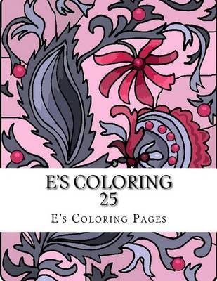 E's Coloring 25 by E's Coloring Pages image