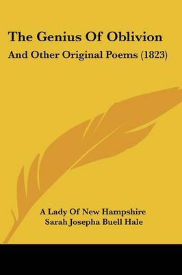 The Genius Of Oblivion: And Other Original Poems (1823) by A Lady of New-Hampshire image