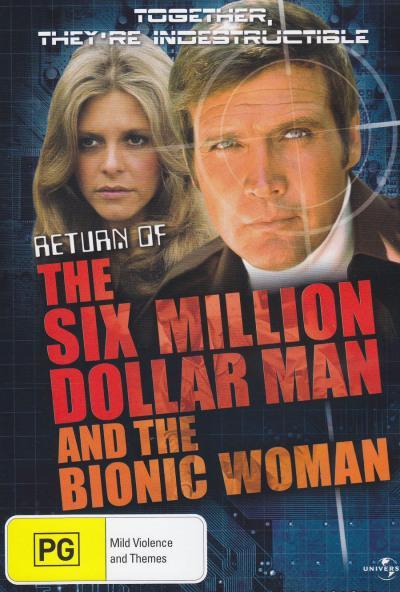Return Of The Six Million Dollar Man The Bionic Woman On Dvd Return Of The Six Million Dollar Man The Bionic Woman On Dvd