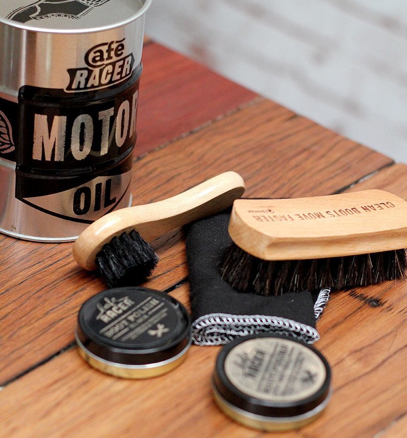 Cafe Racer Boot Shine Kit at Mighty Ape NZ