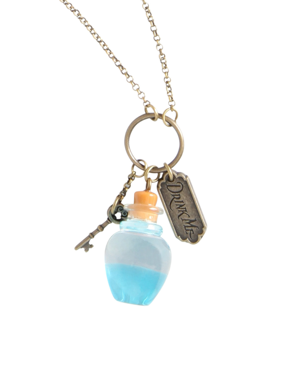 Neon Tuesday: Alice In Wonderland - Curiouser Bottle Necklace image