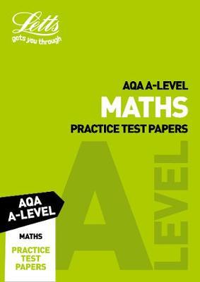 AQA A-Level Maths Practice Test Papers by Letts A-Level image