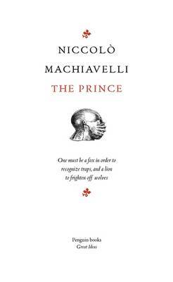 The Prince on Paperback by Niccolo Machiavelli