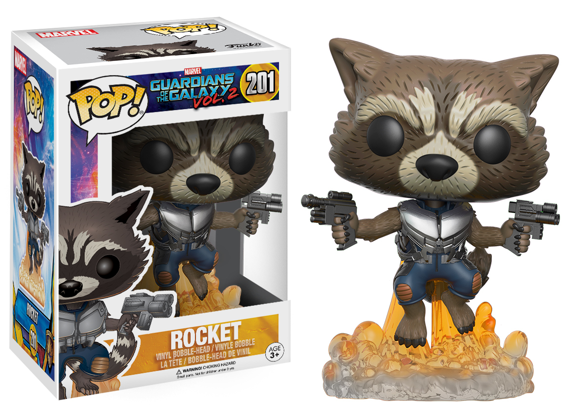 Rocket Raccoon (Flying) Pop! Vinyl Figure at Mighty Ape NZ