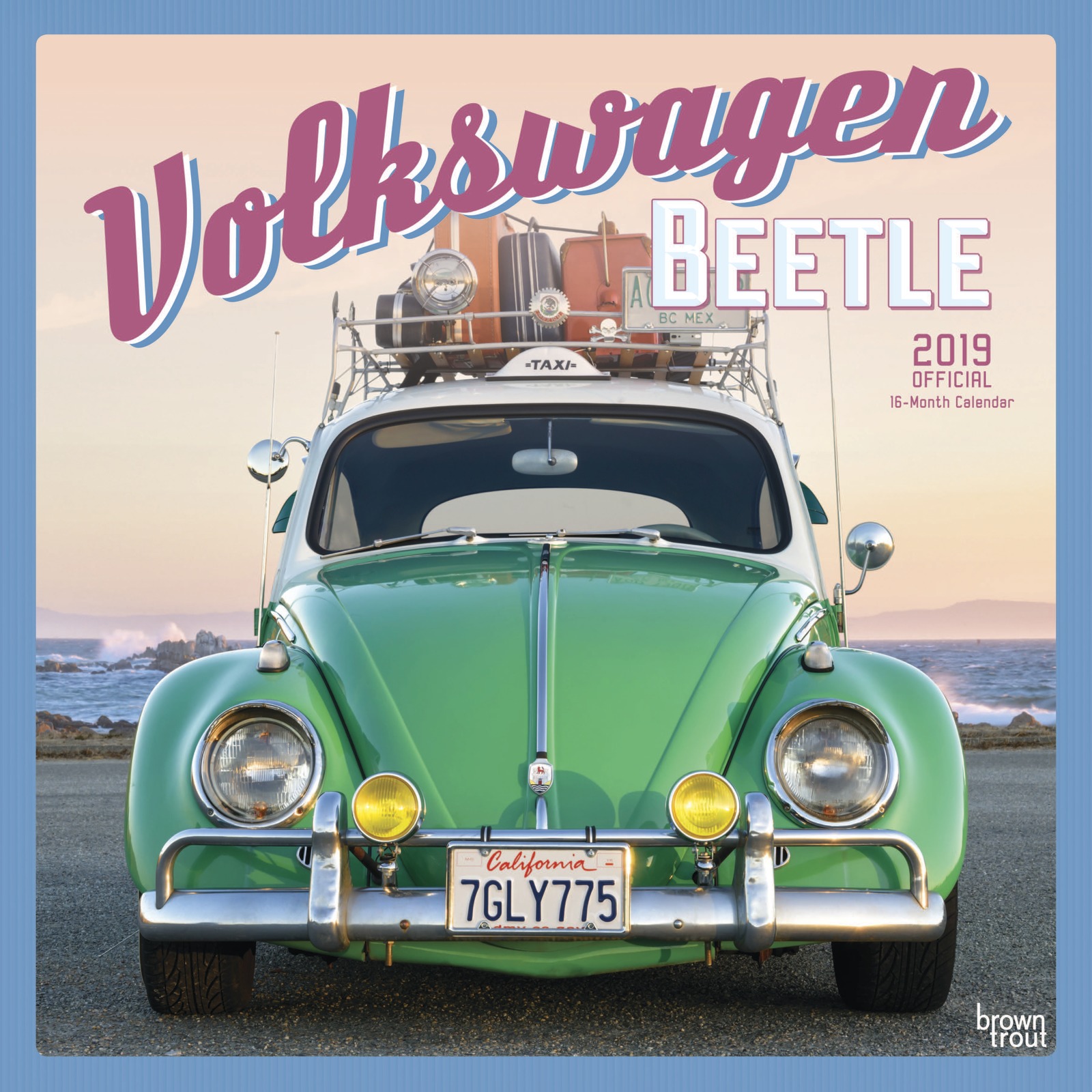 Volkswagen Beetle 2019 Square Wall Calendar image