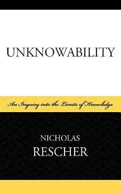 Unknowability by Nicholas Rescher image