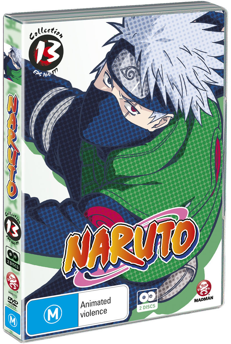 Naruto (Uncut) Collection 13 (Eps 164-177), on DVD image
